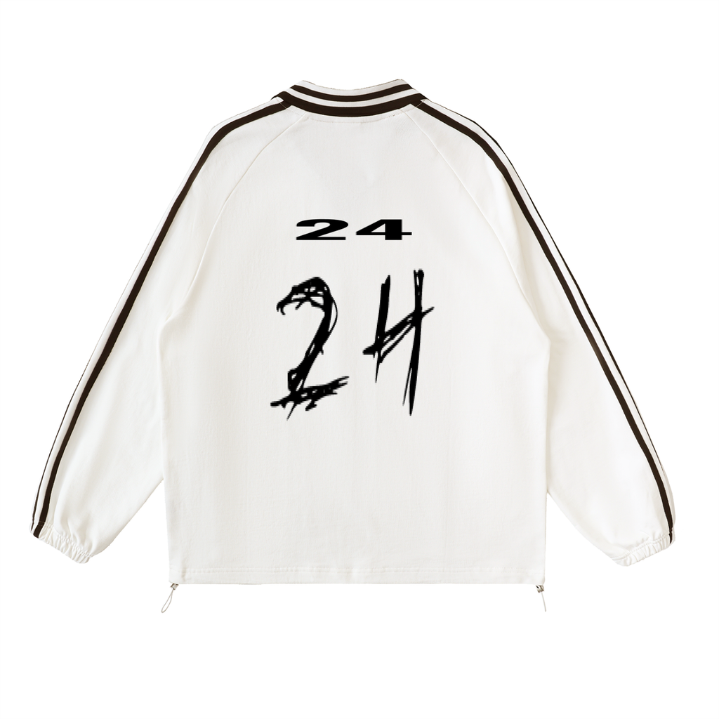 STRIPED AIWG "24" SWEATSHIRT