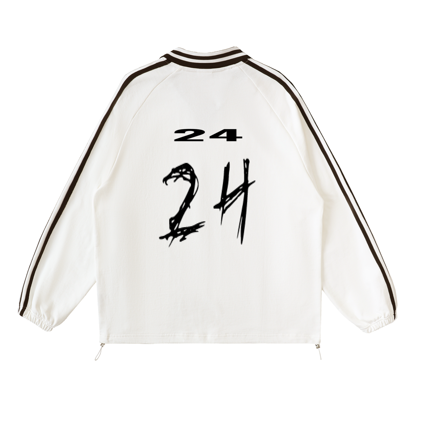 STRIPED AIWG "24" SWEATSHIRT